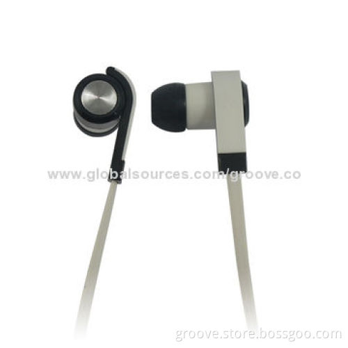 Wholesale Custom Rubber In-ear Earphones with 32Ω Impedance, 110cm ±3% Cable Length